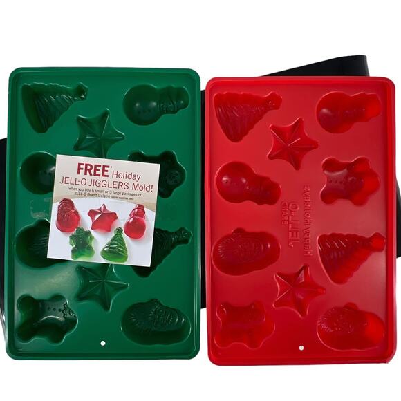Jello Jiggler Molds 2-Holiday 1-Ice Age 5-Football Fun Shapes Kids Sensory Play - Picture 3 of 15